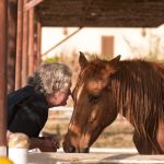 Maryanne with her horse, Dory.
