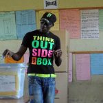 A Zimbabwean casts his vote in Epwath on March 16 2013 during a referendum on a new constitution. (Pic: AFP)