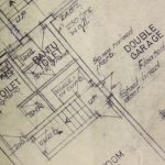 An old blueprint of our house in Ridgeway, Johannesburg South.(Saaleha Bamjee-Mayet)