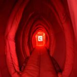 A view of the art installation "Giant Walk-In Vagina" installed at a former women's prison by artist Reshma Chhiba in Johannesburg. (Pic: AFP)