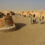 The set of Star Wars Episode 1 in the Sahara desert in Tunisia. (Pic: Flickr / Pondspider)