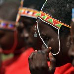 Kenyan teenage Maasai girls attend an alternative right of passage on April 19 2008 at a ceremony organised by an anti-female genital mutilation campaign, Cherish Others Organisation. (Pic: AFP)