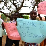 Anti-gay supporters celebrate after Uganda's President Yoweri Museveni signed a law imposing harsh penalties for homosexuality on February 24 2014. (Reuters, Edward Echwalu)