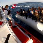 Migrants wait in a boat during a rescue operation on April 15 2015 off the coast of Sicily. (Pic: AFP / Handout)