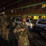 South African soldiers deployed overnight to tackle gangs hunting down and killing foreigners after at least seven people died in a wave of anti-immigrant violence. (Pic: AFP)