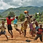 Children play football in Bujumbura on March 19 2015. (Pic: AFP)