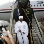 Sudanese President Omar al-Bashir arrives in Khartoum from Johannesburg on June 15 2015. (Pic: AFP)