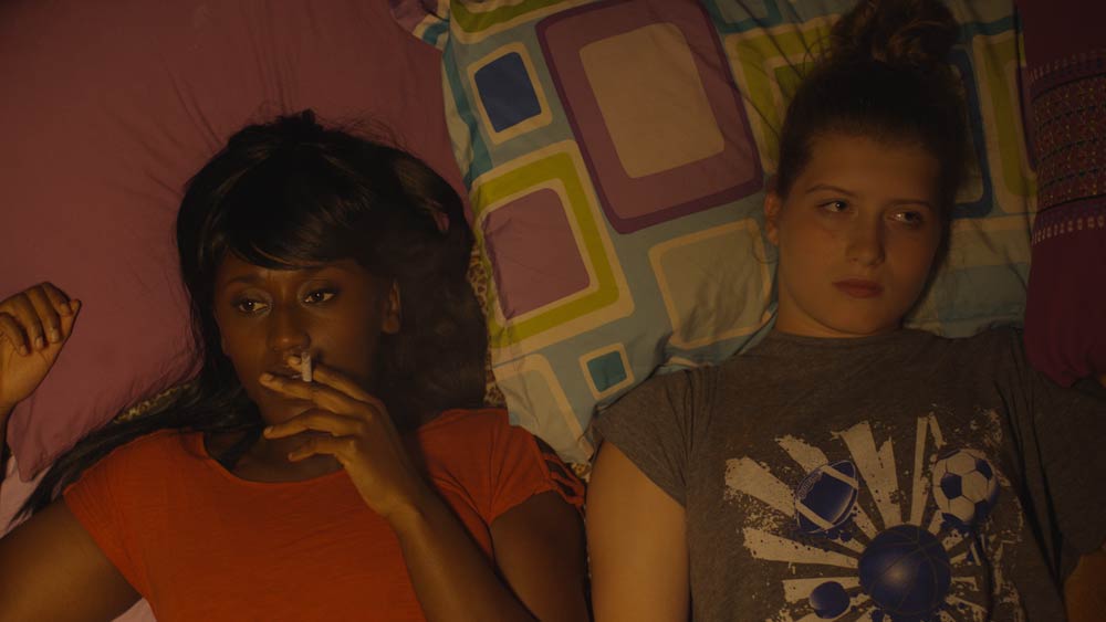 Nana Mensah (left) in 'Queen of Glory'. (Pic: Peter Hurley)